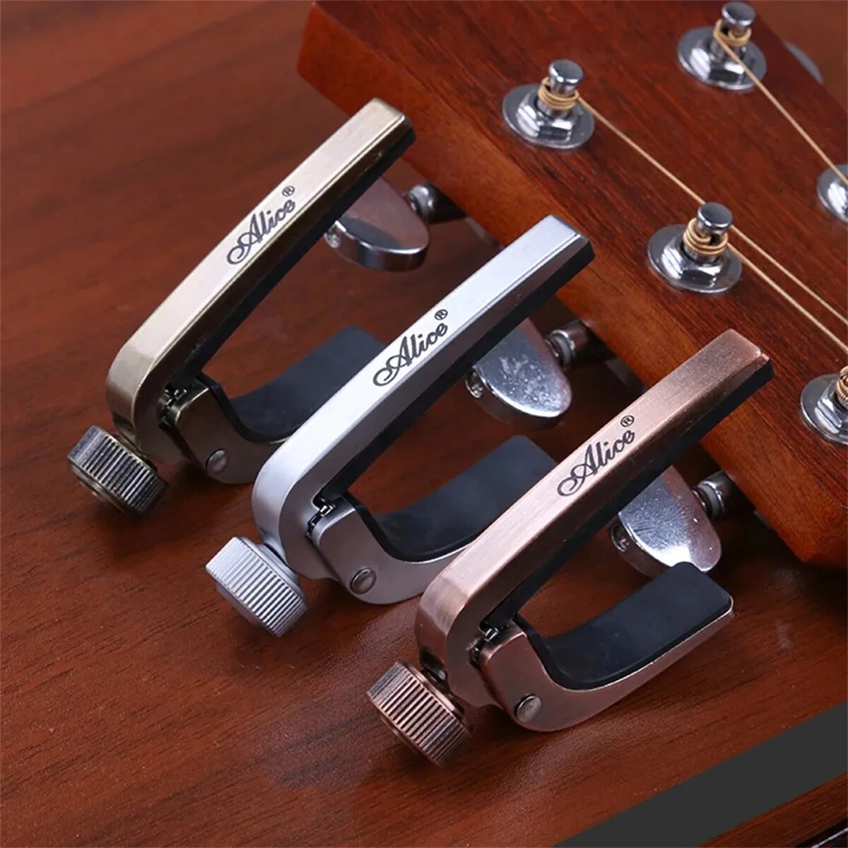 Guitar Capo Clip - Alice Guitar Capo Adjustable Roller Metal