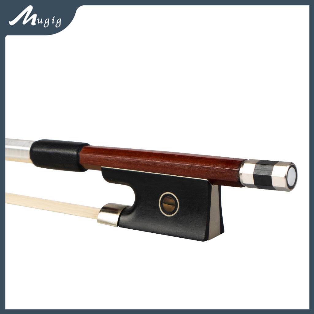 Violin Rosin Bow - Mugig 4/4 Violin Bow Brazilwood Octagonal