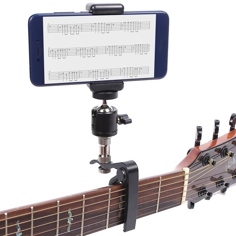 Guitar Capo Clip - Guitar Capo Guitar Phone Holder Stand