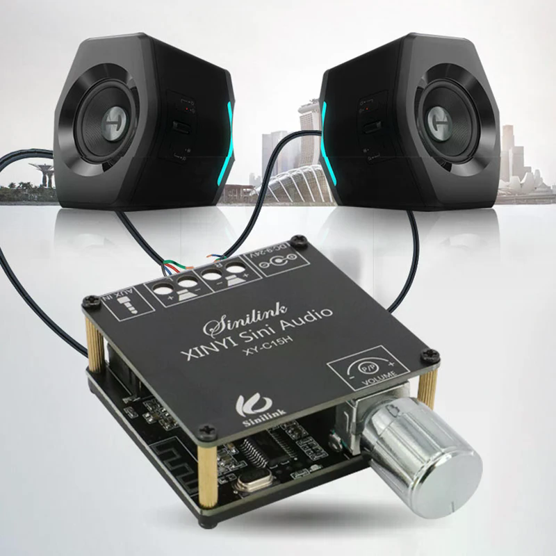 Audio Music Apps - 2*20W Bluetooth 5.0 Power Amplifier Class