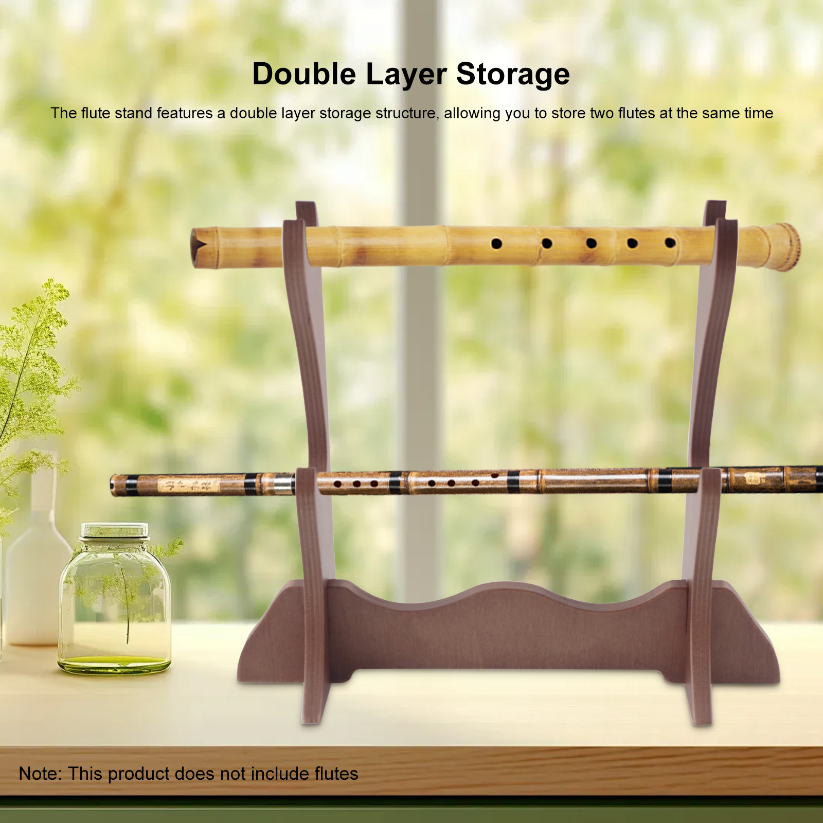 Violin Rosin Bow - Flute Stand Desktop Flute Stand Display