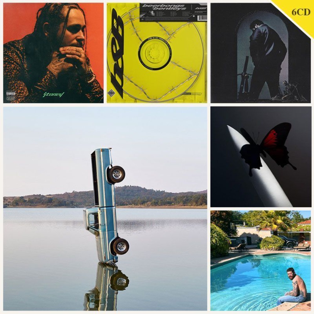 Audio Music In - Post Malone Music Album Collection 6CD