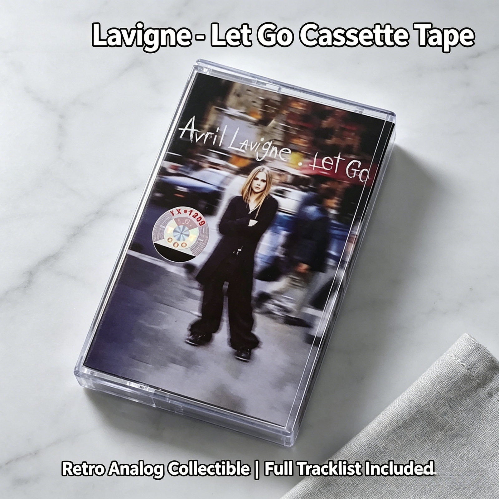 Audio Music In - Let Go Album Cassette Tape, Retro