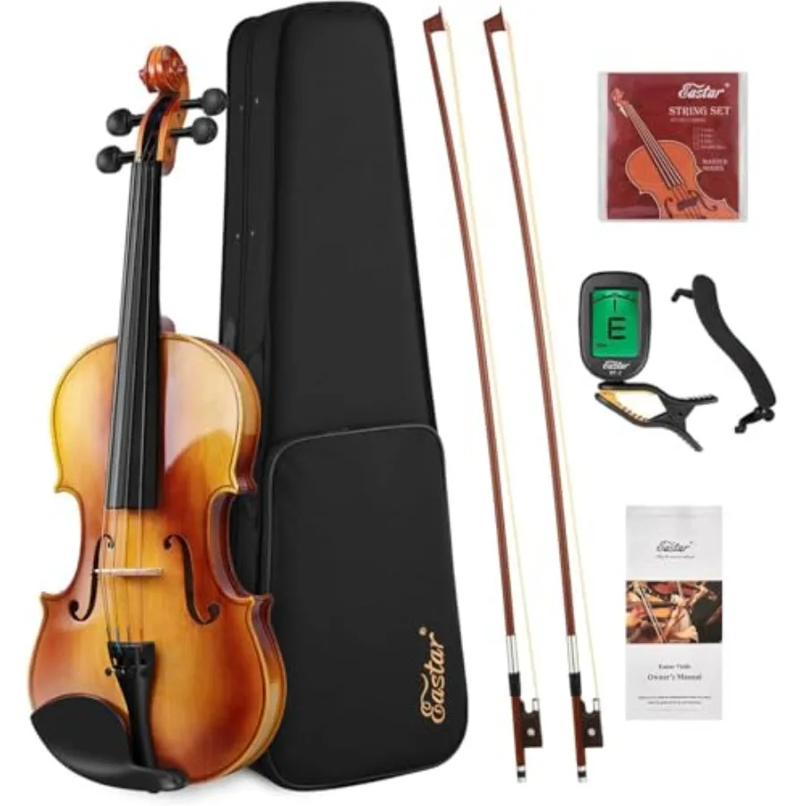 Violin Rosin Bow - Full Size Violin Set for Adults