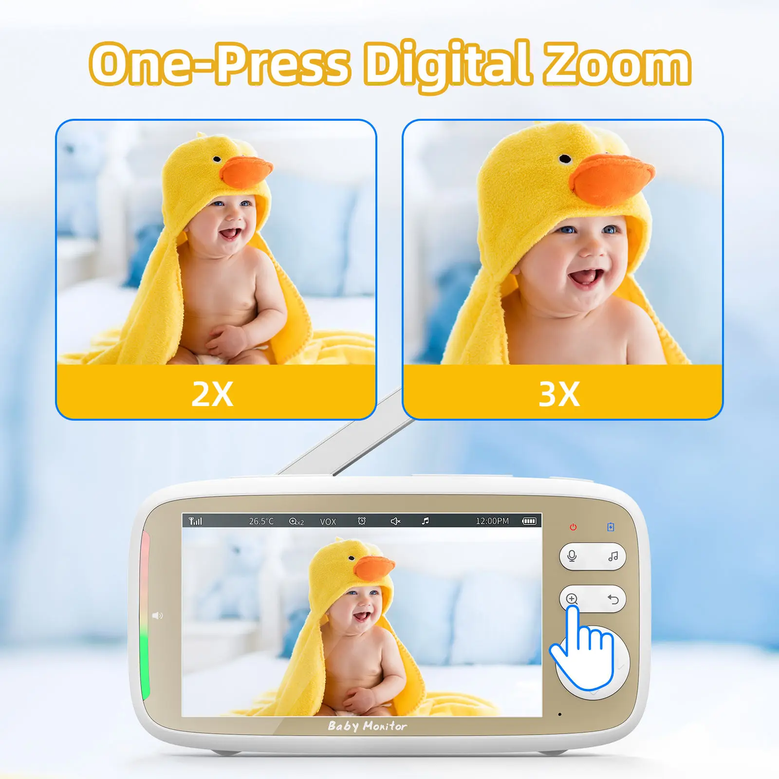 VB803 PRO Baby Monitor with 2p - Zoom Audio Music recension och pris