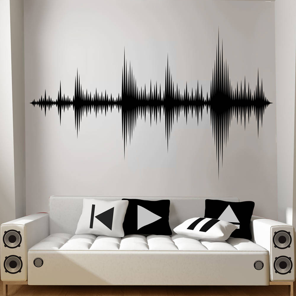 Audio Wave Wall Decal Sound Wa - Audio Music Wave recension och pris