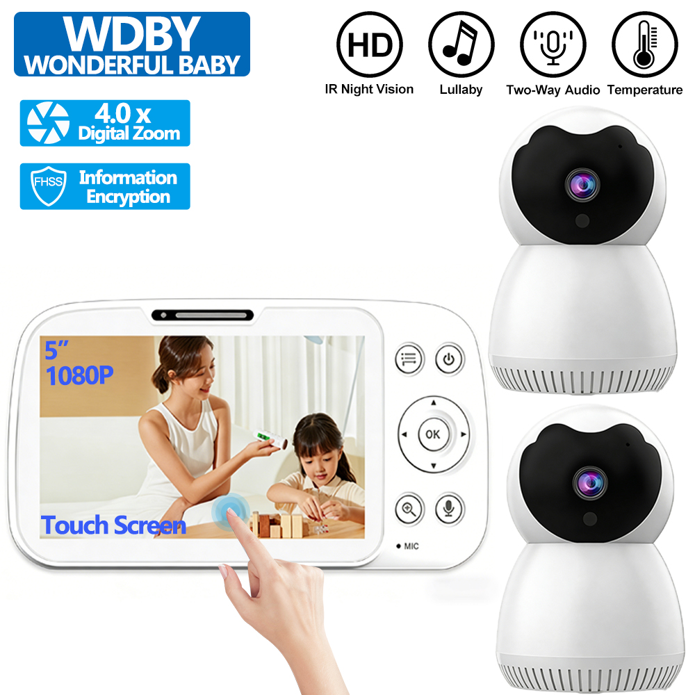 5 Inch Touch Screen Baby Monit - Zoom Audio Music recension och pris