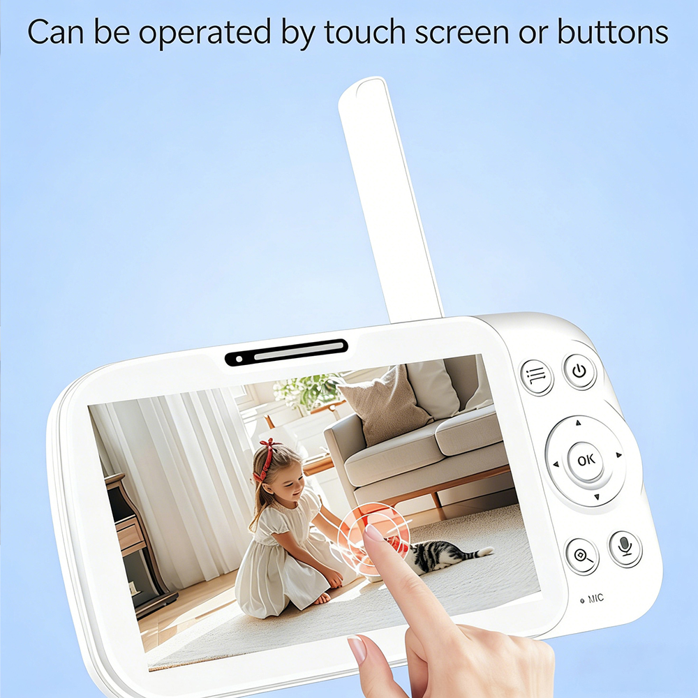 5 Inch Touch Screen Baby Monit - Zoom Audio Music recension och pris