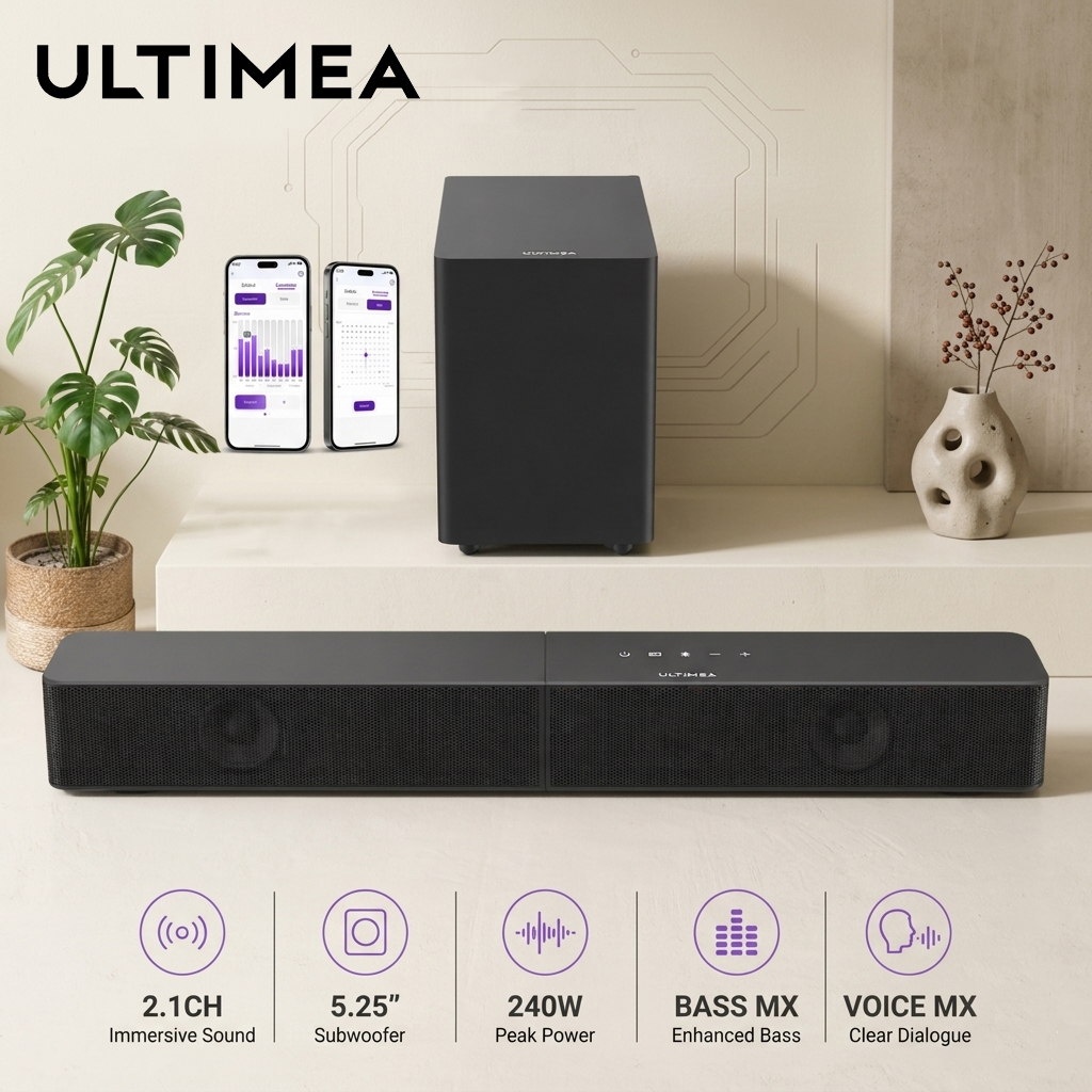 ULTIMEA Poseidon R3T 2.1ch Sou - Audio Music Center recension och pris