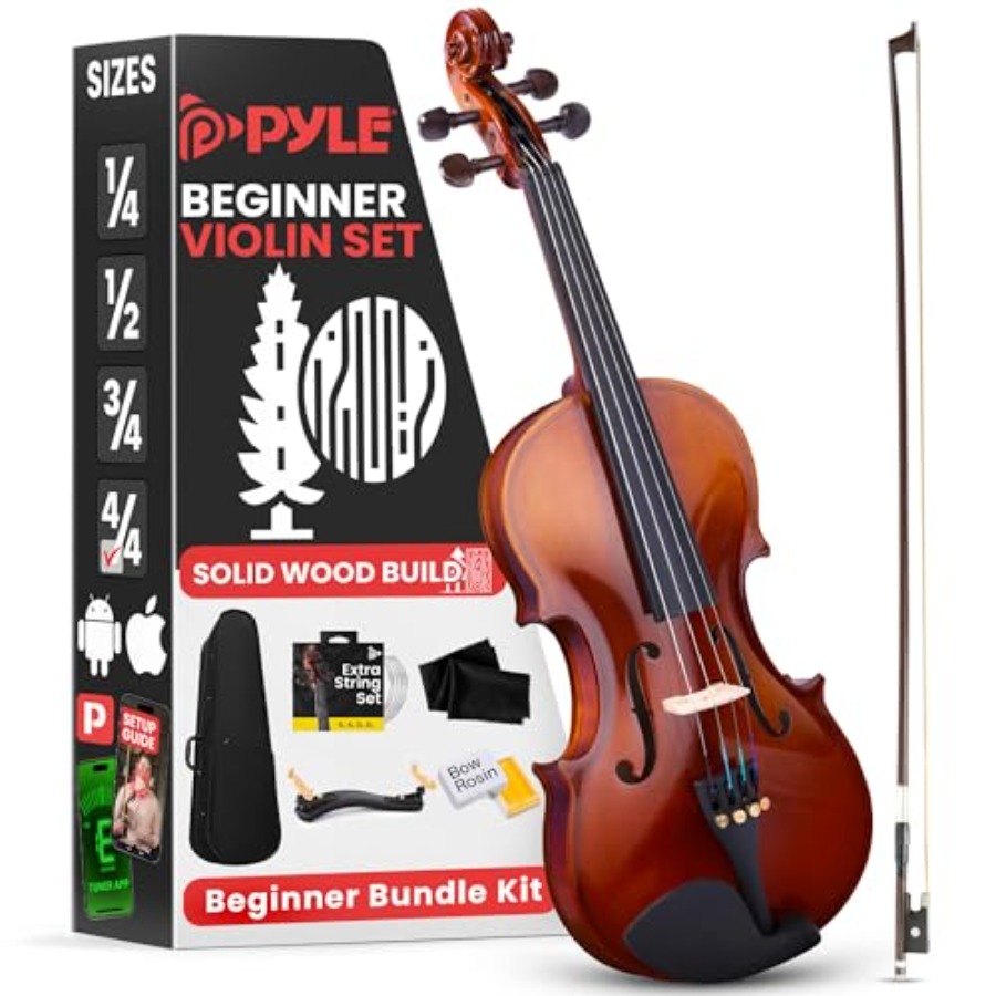 4/4 Full Size Acoustic Violin  - Violin Rosin Bow recension och pris