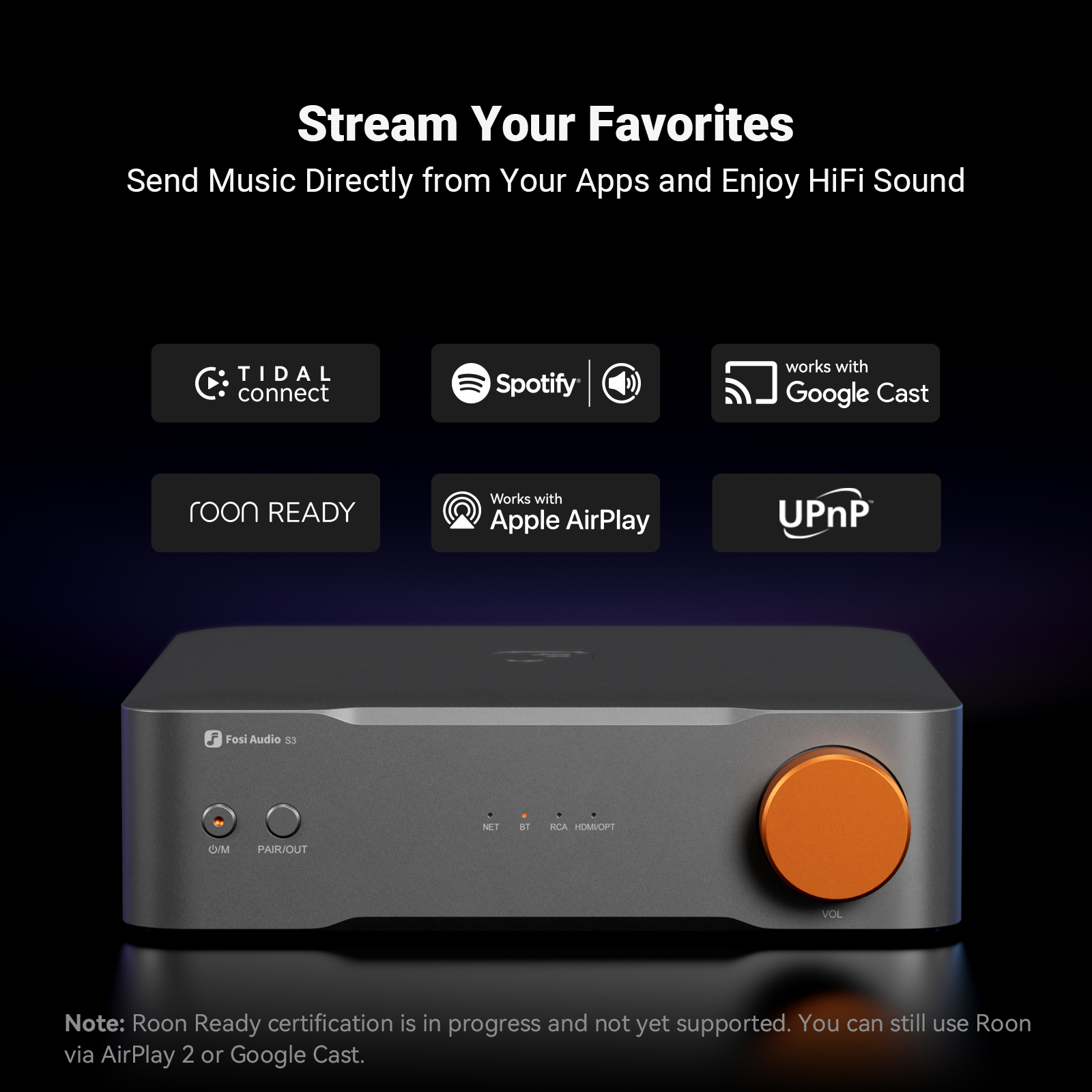 Fosi Audio Hi-Res Music Stream - Audio Without Music recension och pris