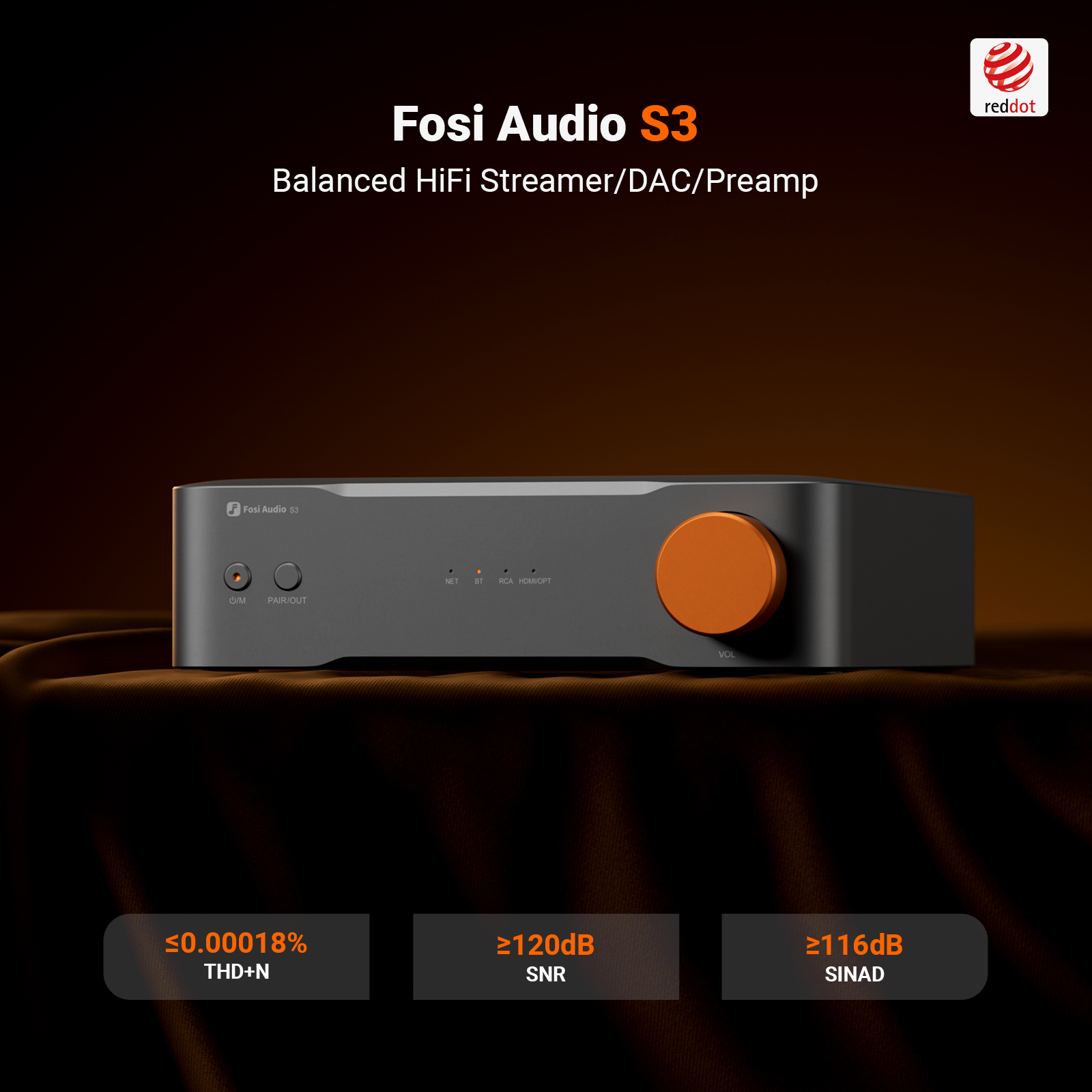 Fosi Audio Hi-Res Music Stream - Audio Without Music recension och pris