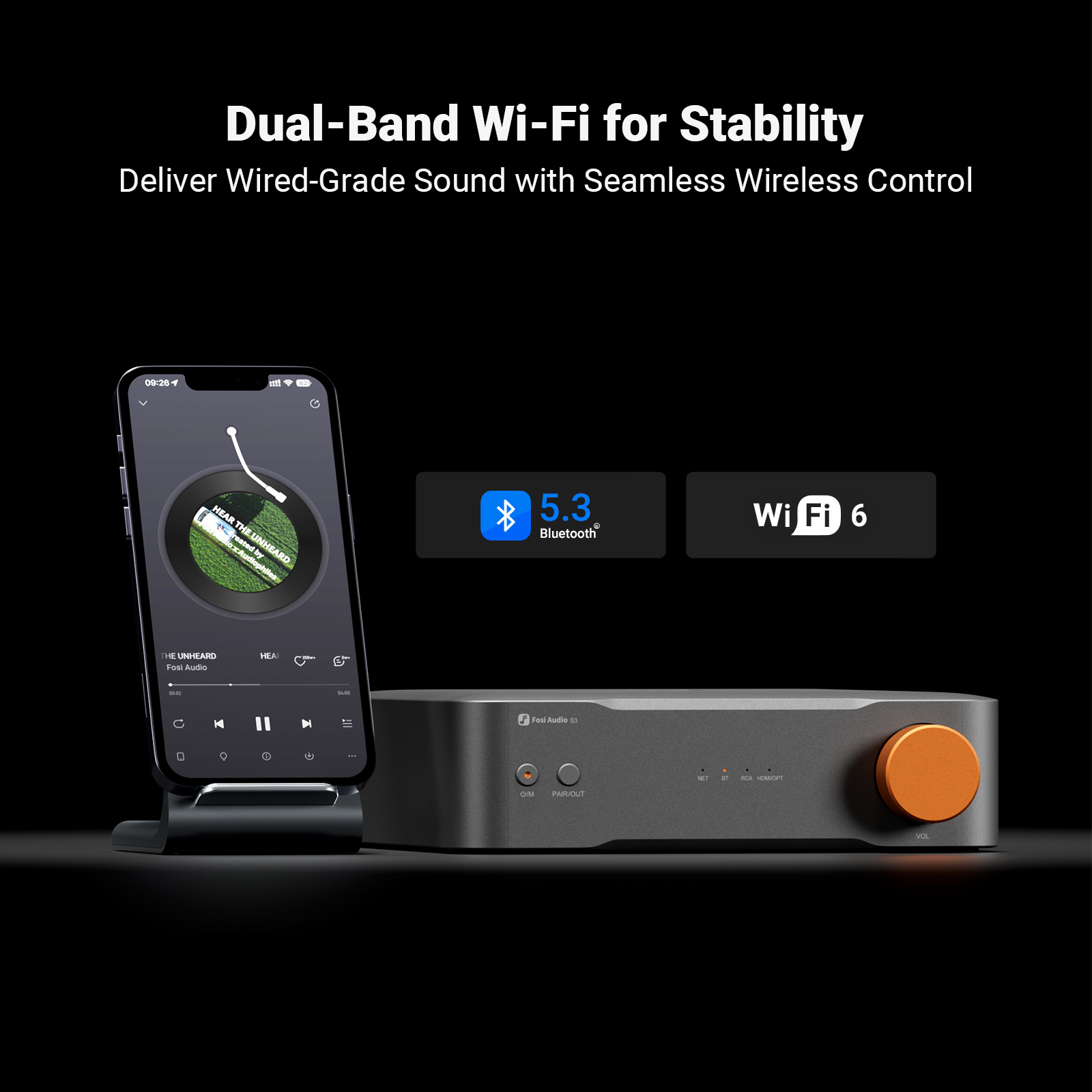 Fosi Audio Hi-Res Music Stream - Audio Without Music recension och pris