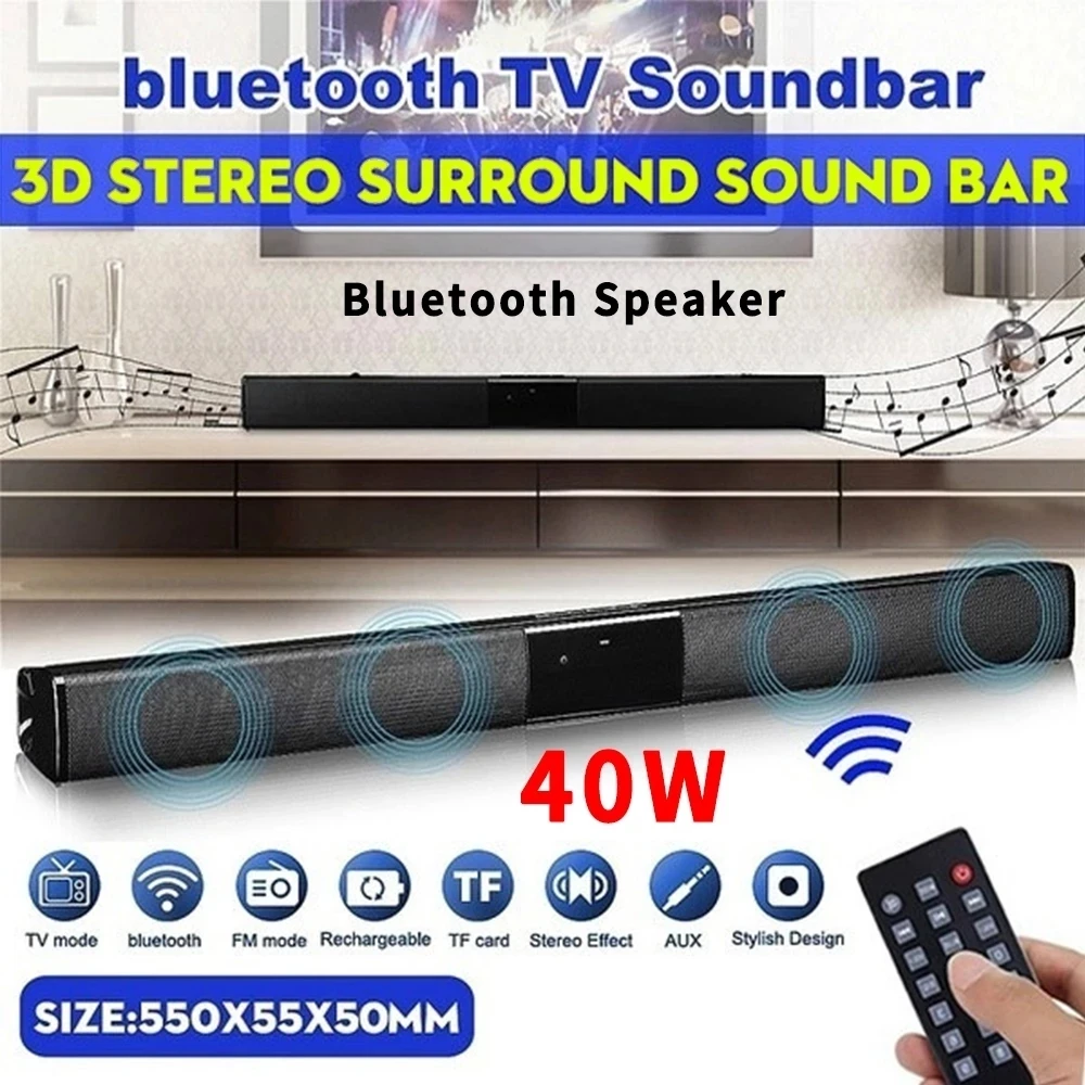 40W Bluetooth Speaker column H - Audio Music Center recension och pris