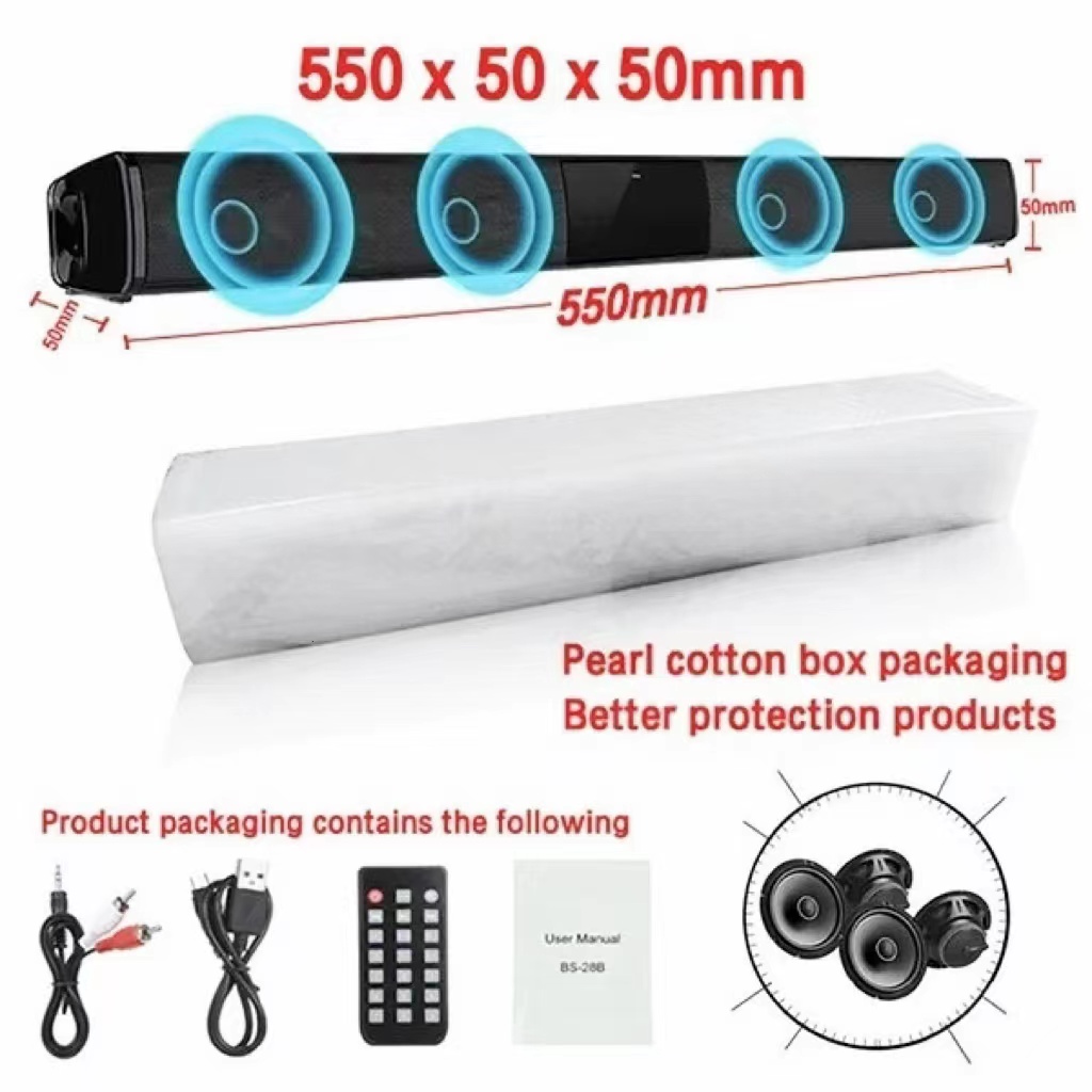 40W Bluetooth Speaker column H - Audio Music Center recension och pris