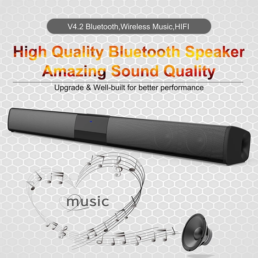 40W Bluetooth Speaker column H - Audio Music Center recension och pris