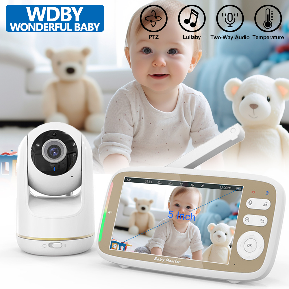5 Inch Indoor Baby Monitor wit - Zoom Audio Music recension och pris