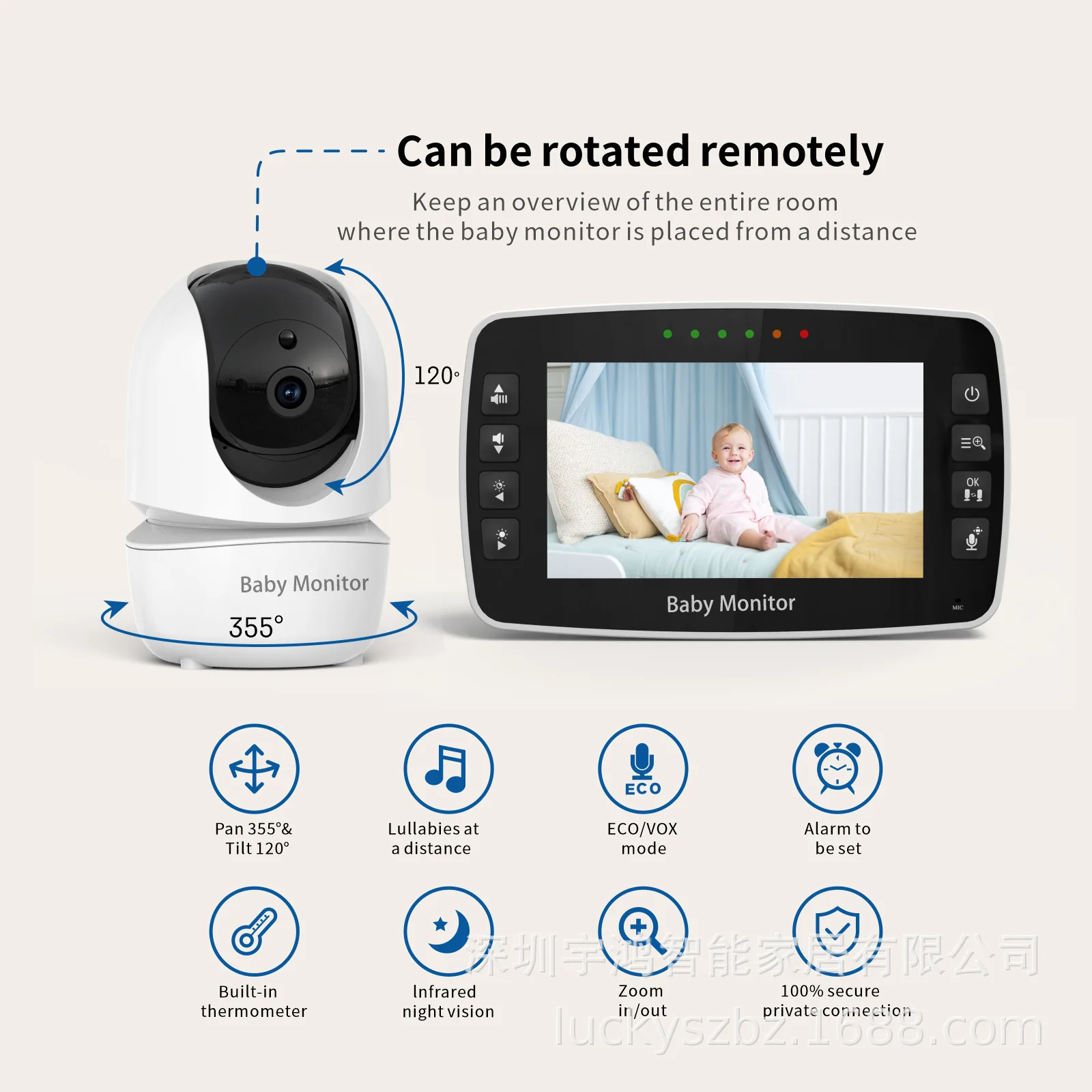 4.3 Inch Wireless Video Baby M - Zoom Audio Music recension och pris