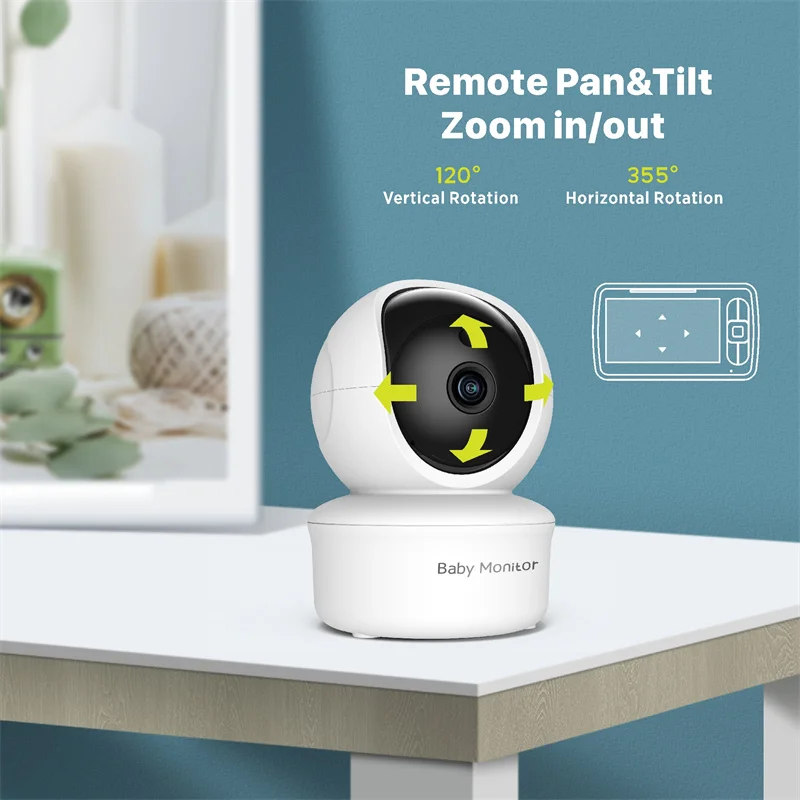 5inch Video Baby Monitor with  - Zoom Audio Music recension och pris