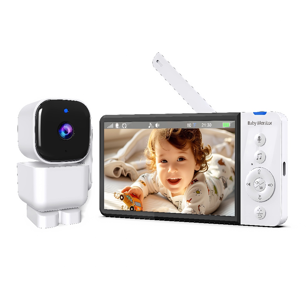 New 5'' Video Baby Monitor Wit - Zoom Audio Music recension och pris