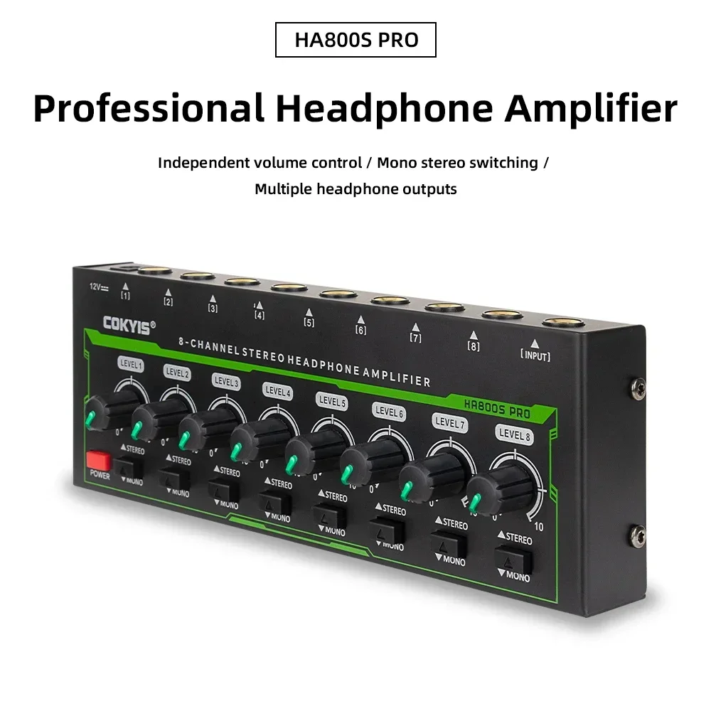 HA800 PRO 8 Channel Headphone  - Audio Without Music recension och pris