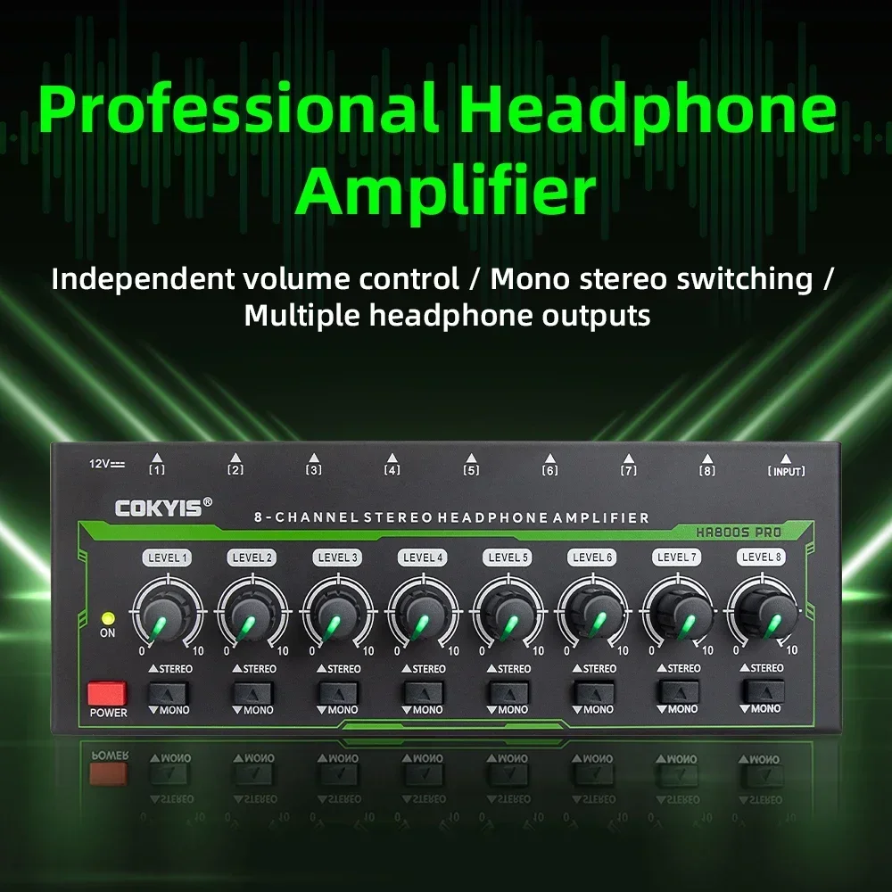 HA800 PRO 8 Channel Headphone  - Audio Without Music recension och pris
