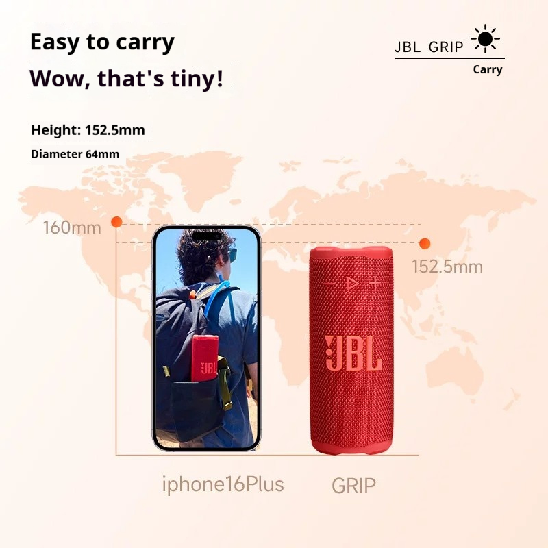 JBL Grip Portable audio player - Audio Without Music recension och pris