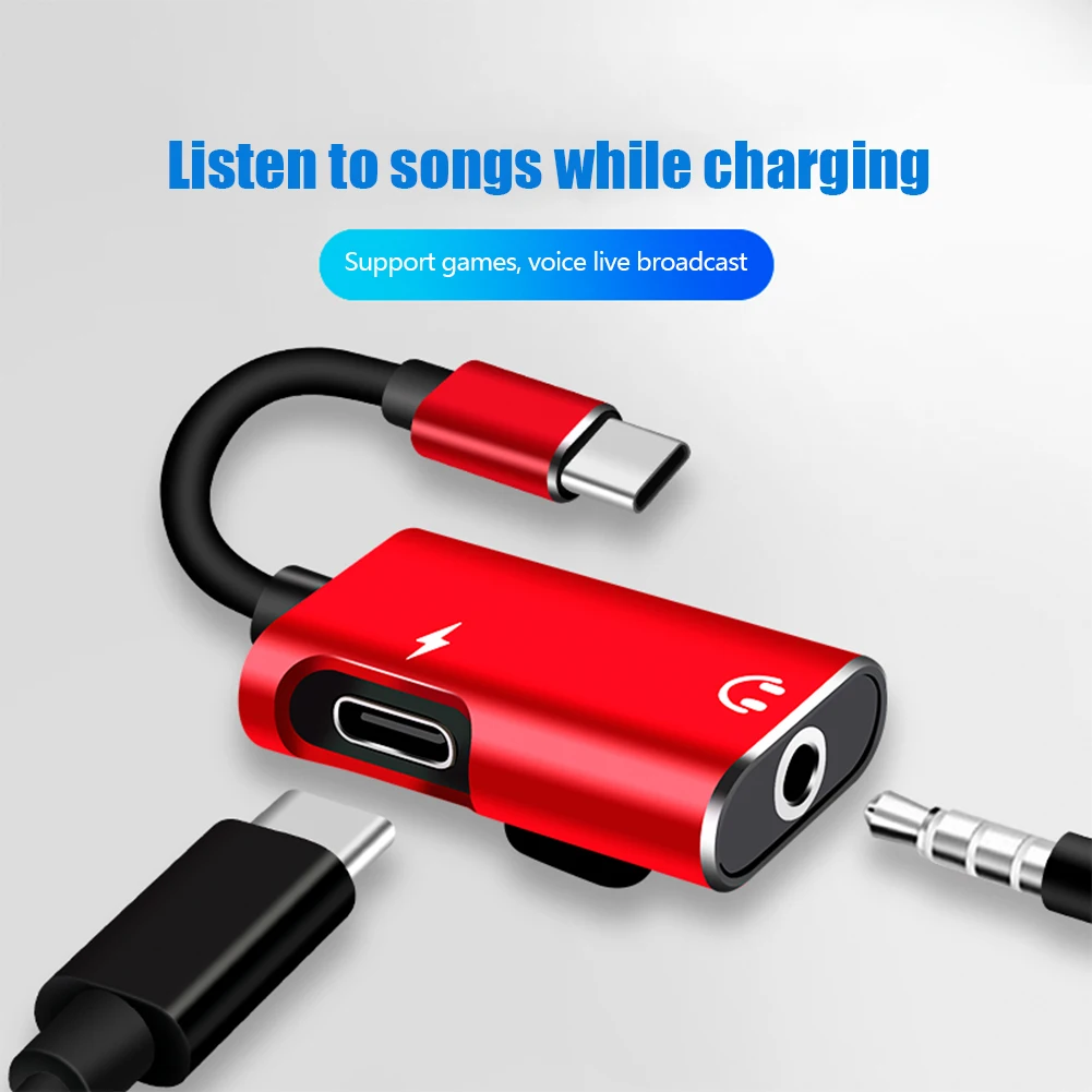 2-in-1 USB-C to 3.5mm Jack Ada - Audio Music Splitter recension och pris