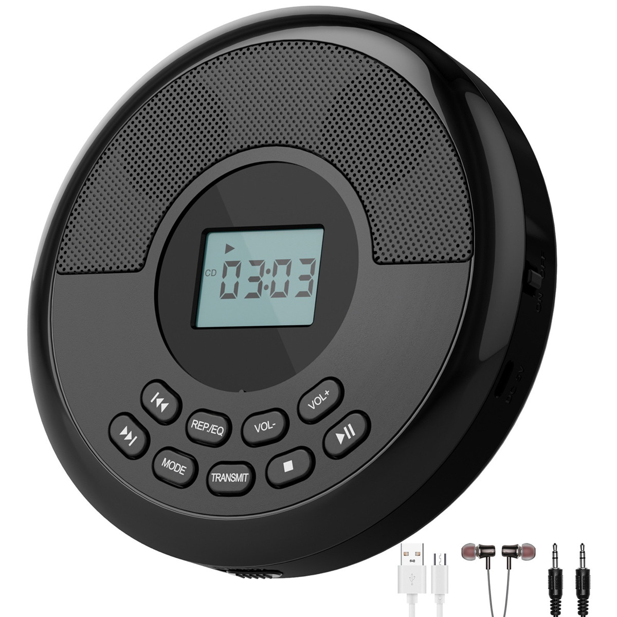 Portable CD Disc Machine MP3 U - Audio Music Mp3 Songs recension och pris