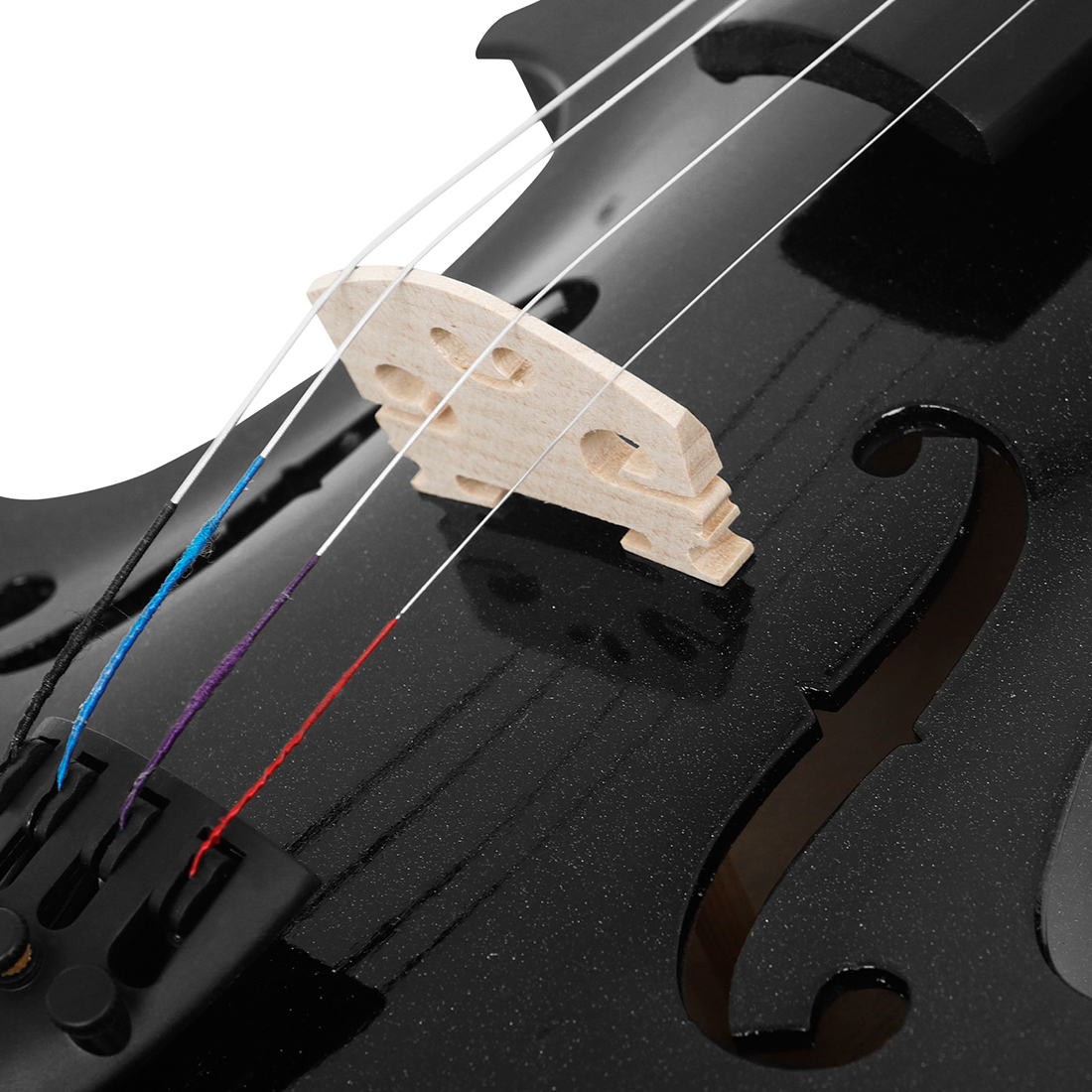 4/4 Black Acoustic Solid Wood  - Violin Rosin Bow recension och pris