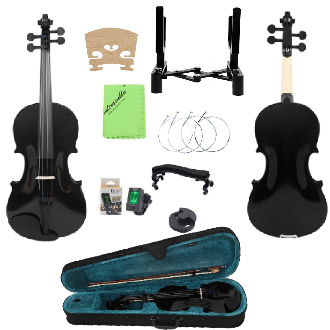 4/4 Black Acoustic Solid Wood  - Violin Rosin Bow recension och pris