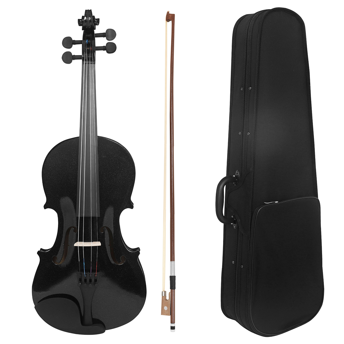4/4 Black Acoustic Solid Wood  - Violin Rosin Bow recension och pris