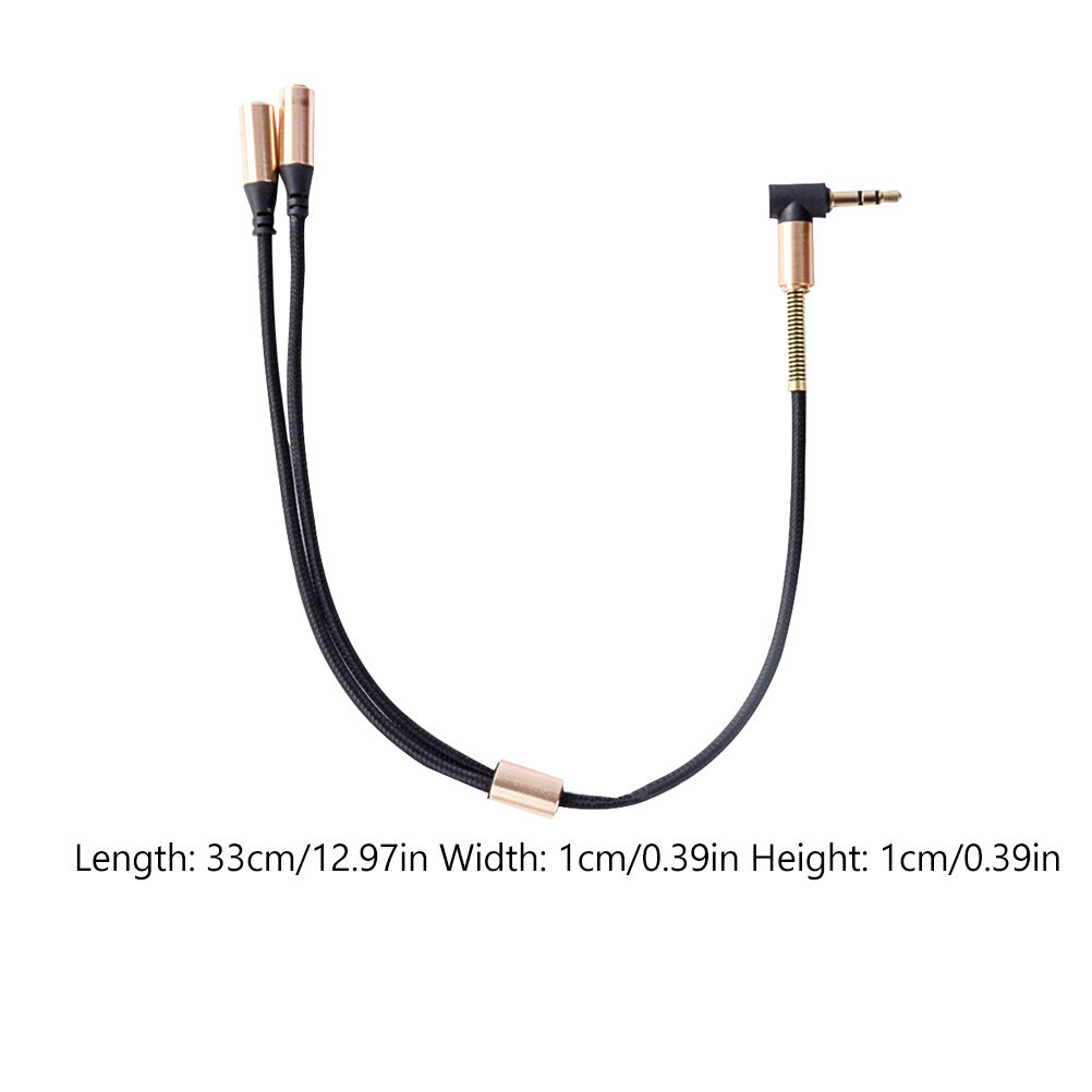 Dual 3.5mm Aux Audio Line Head - Audio Music Online Mp3 recension och pris