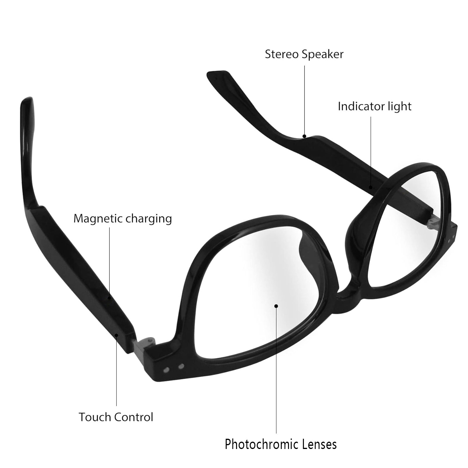 Smart audio glasses, real-time - Audio Music Apps recension och pris