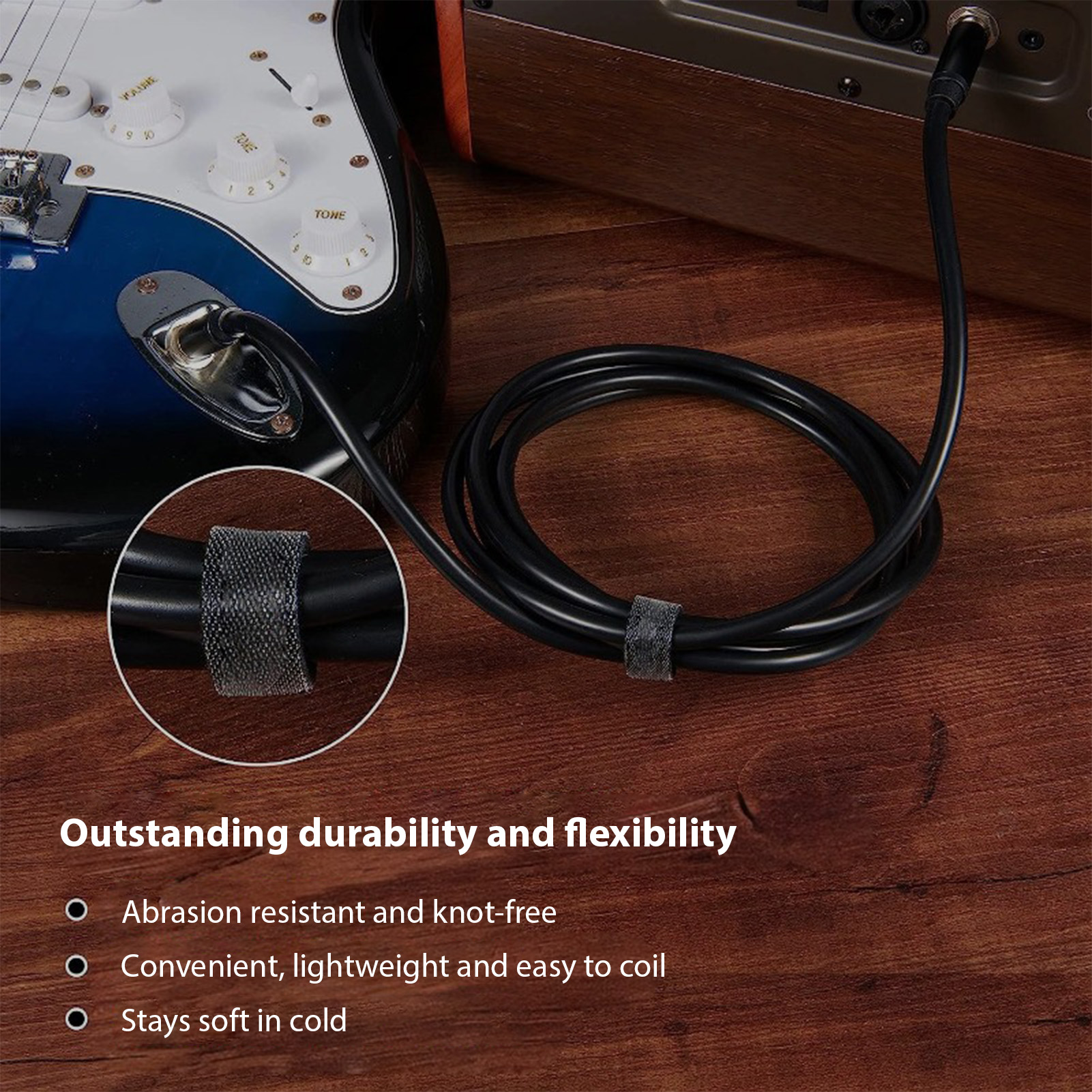 Guitar Cable 6.35mm Mono Sound - Guitar Capo Clip recension och pris