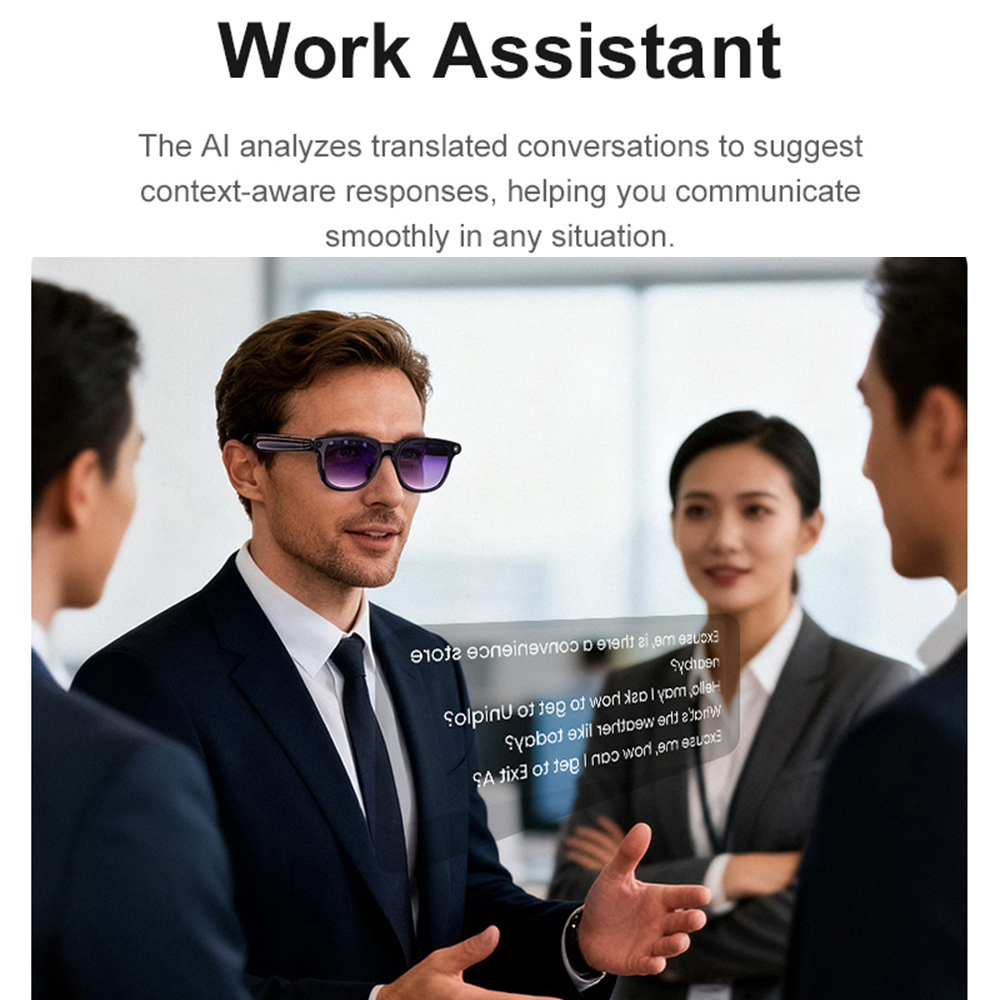 Smart Glasses AI Assistant Rea - Audio Music Player recension och pris