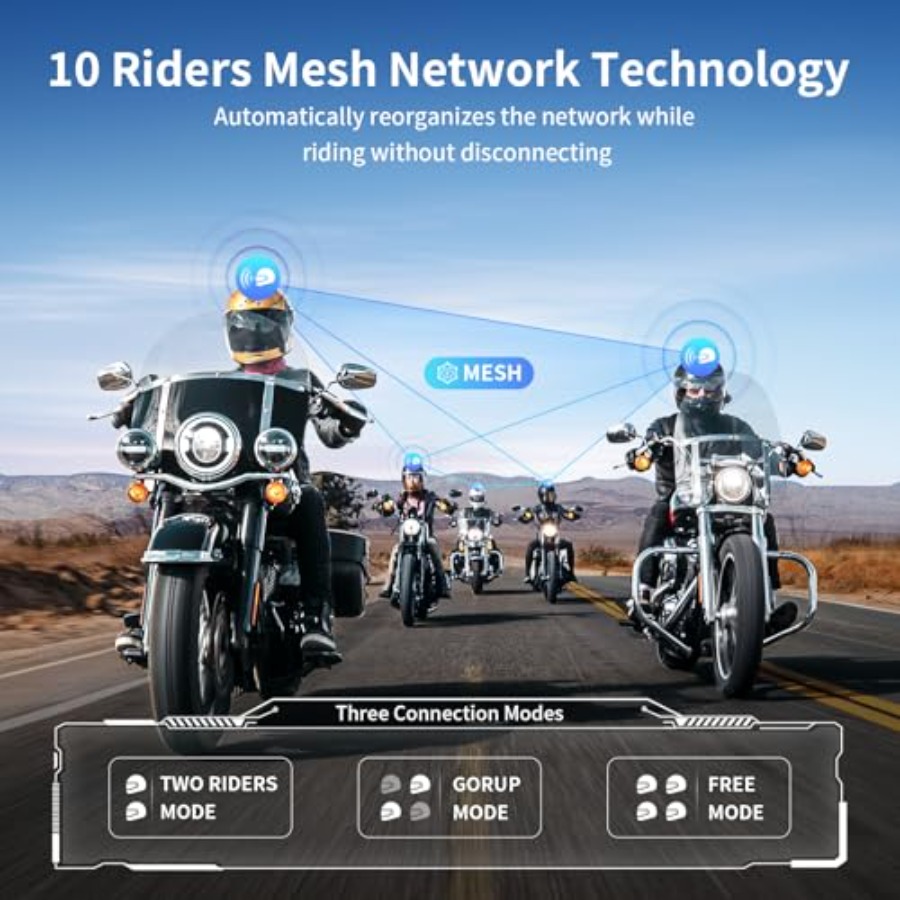 Motorcycle intercom headset fo - Audio Music Apps recension och pris