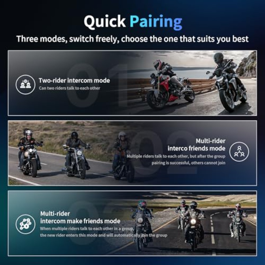 Motorcycle intercom headset fo - Audio Music Apps recension och pris
