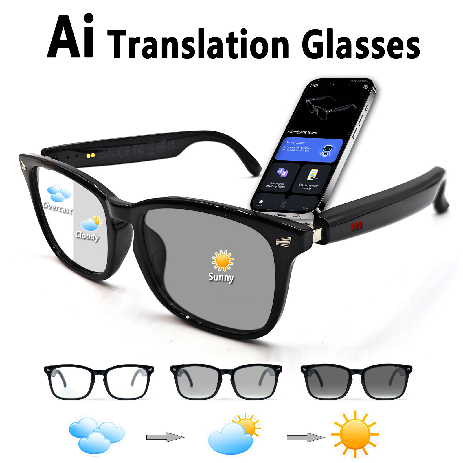 Audio glasses, translation gla - Audio Music Apps recension och pris