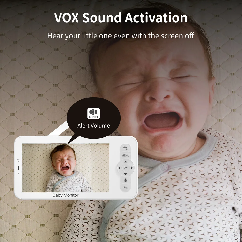 Babystar 5 Inch Wifi Baby Moni - Audio Music Apps recension och pris