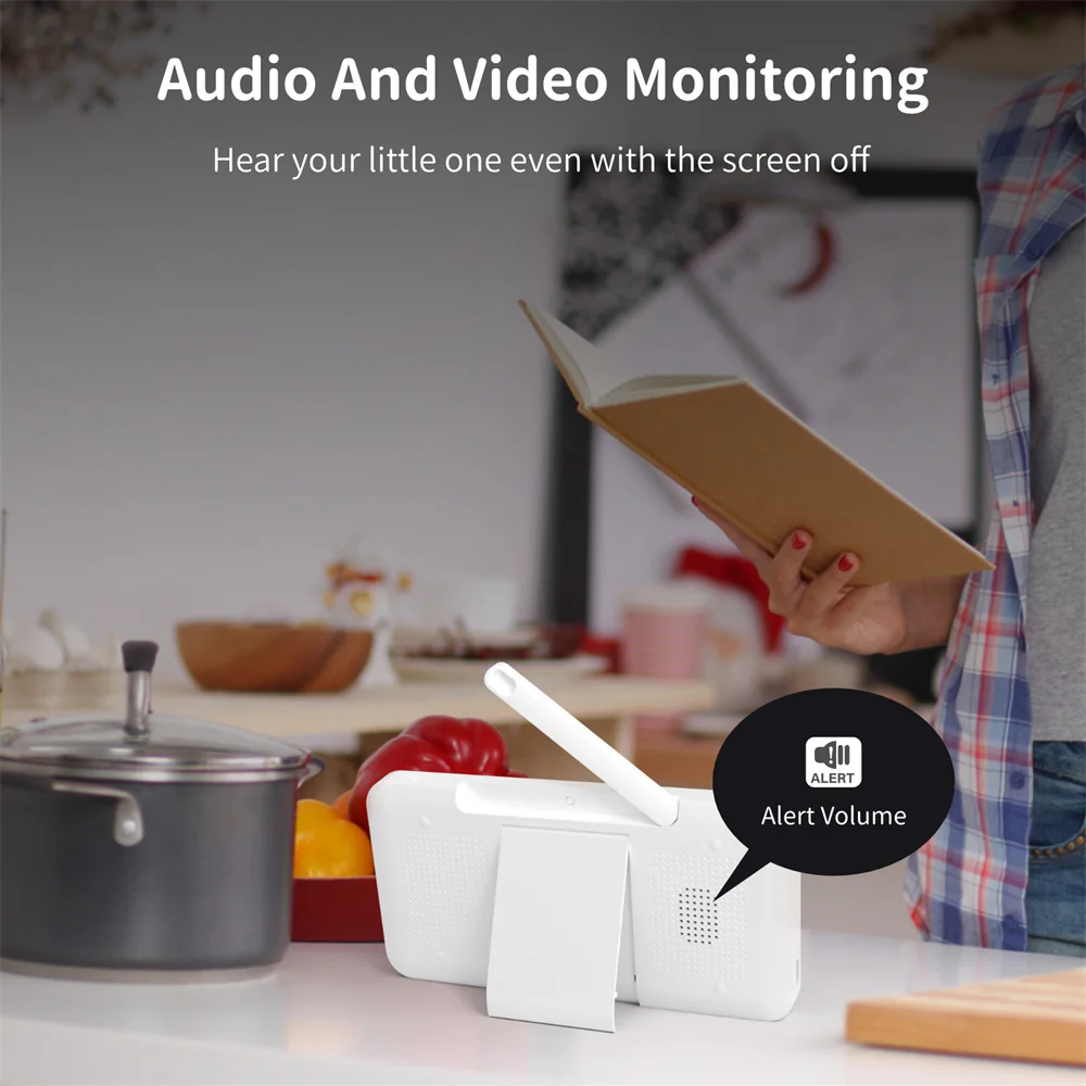 Babystar 5 Inch Wifi Baby Moni - Audio Music Apps recension och pris