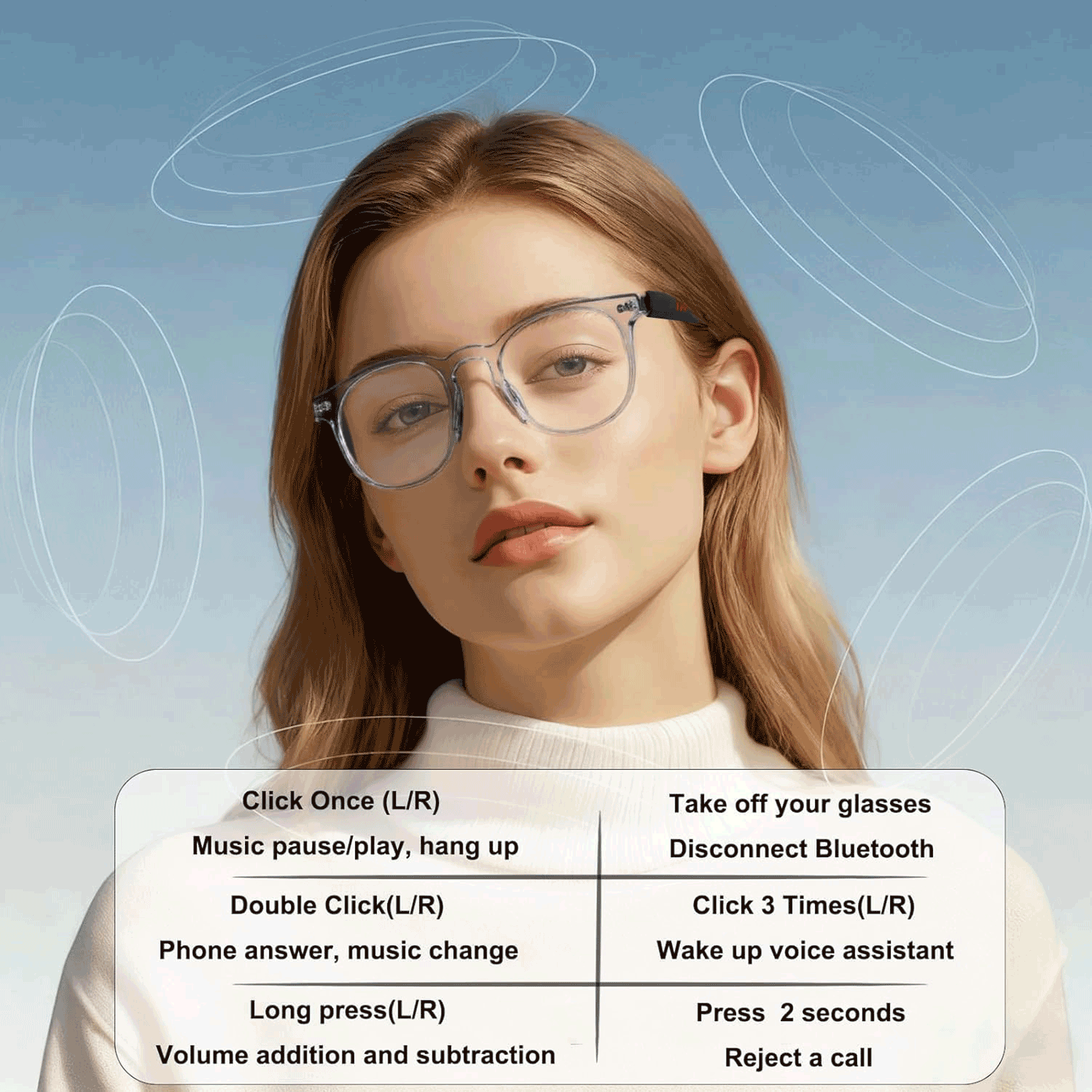 Smart Audio Glasses, Real-Time - Audio Music Apps recension och pris