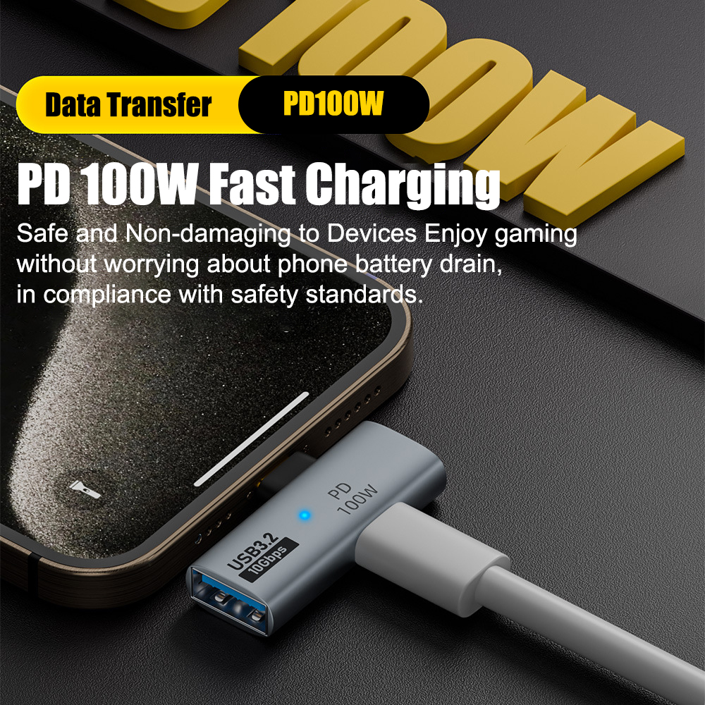 USB C Headphone and Charger Ad - Audio Music Splitter recension och pris