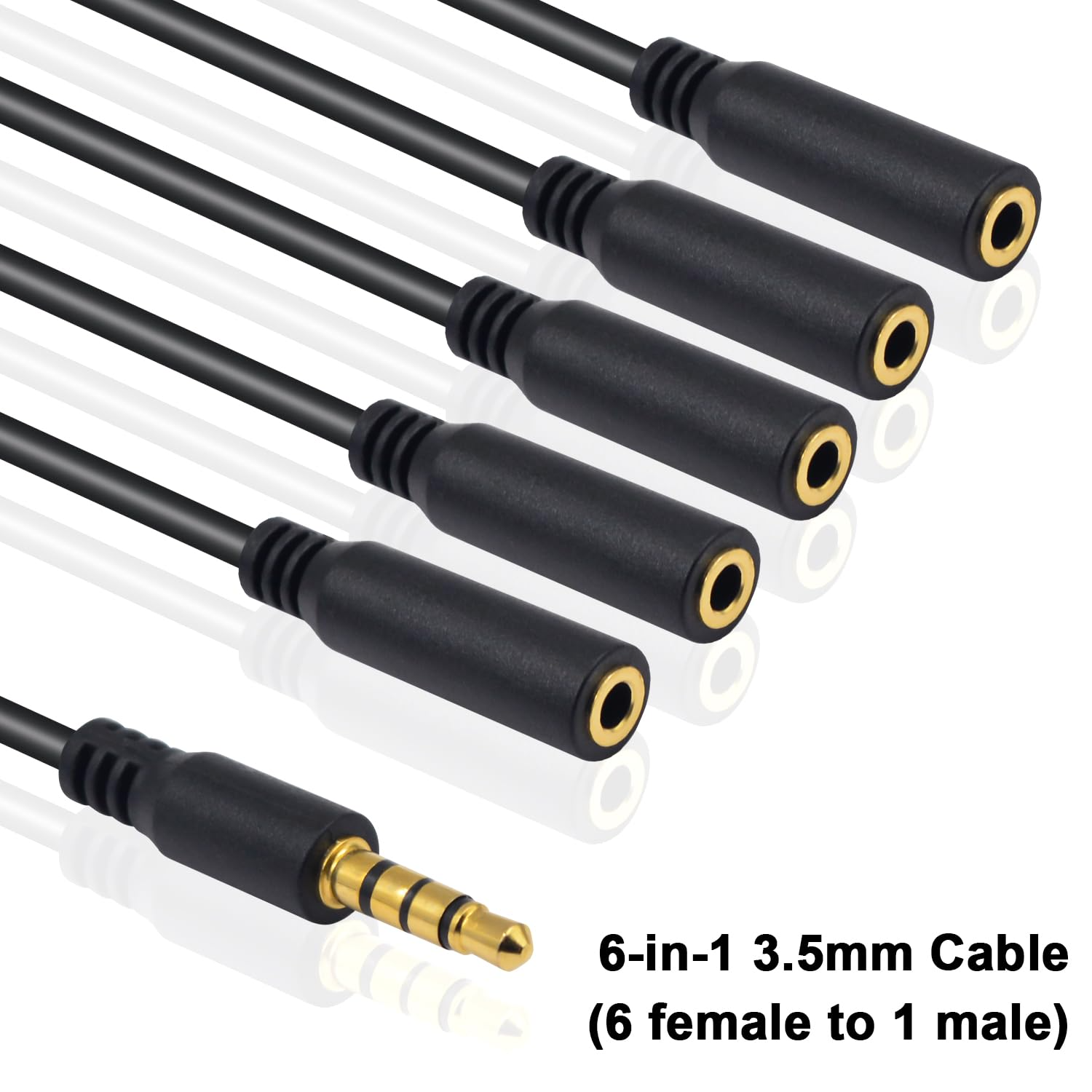 3.5mm Audio Jack Splitter 1 to - Audio Music Splitter recension och pris