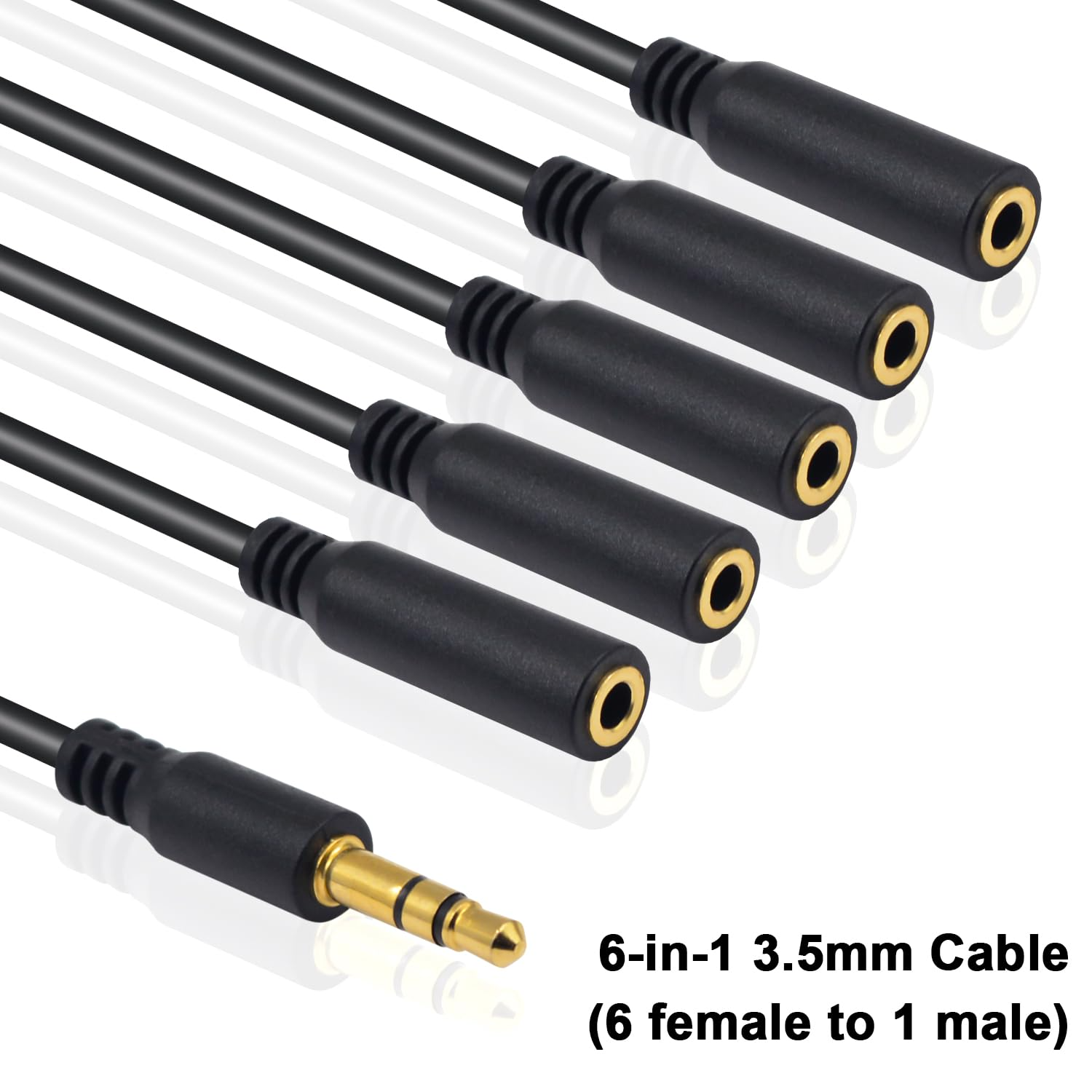 3.5mm Audio Jack Splitter 1 to - Audio Music Splitter recension och pris